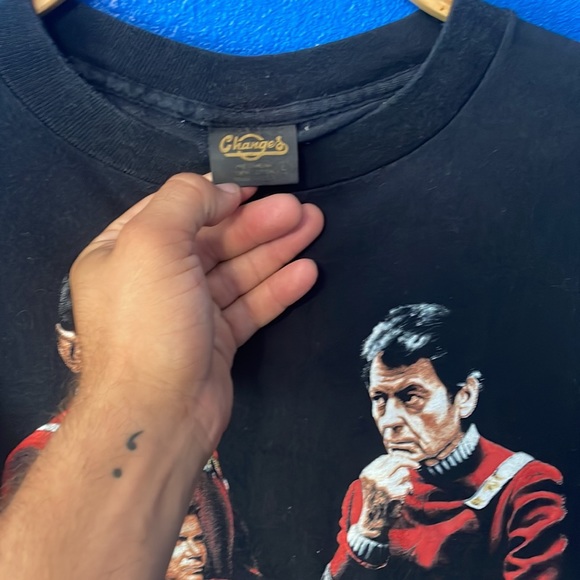 VTG ‘91 Star Trek Starfleet Klingon Tee - Picture 3 of 5